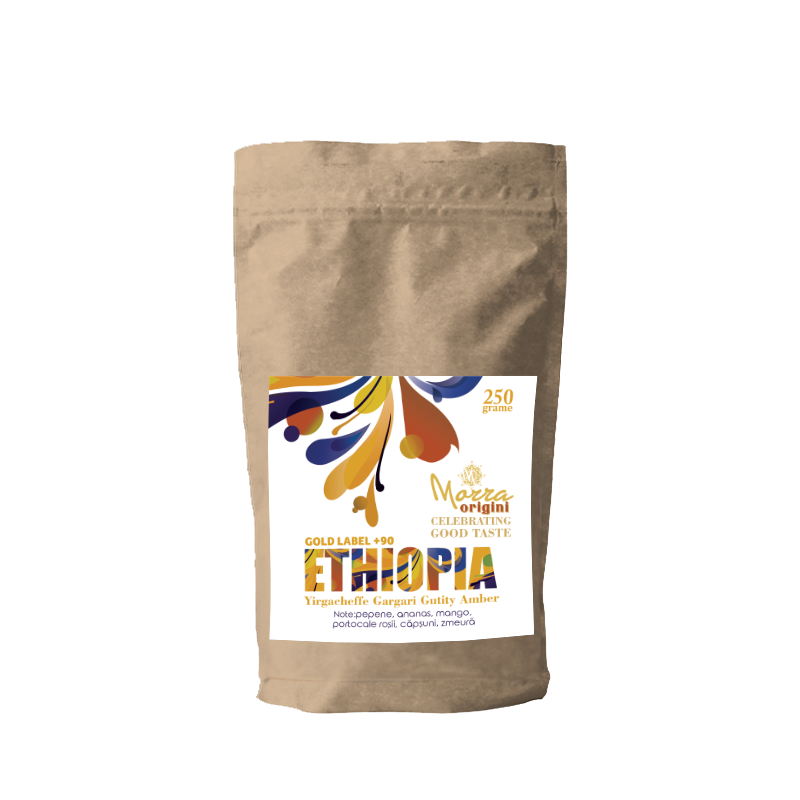 Morra origini Ethiopia Yirgacheffe Gargari Gutity, cafea boabe origini, 250g