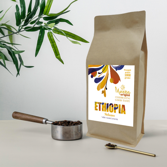Morra Origini Ethiopia Sidamo, cafea boabe origini