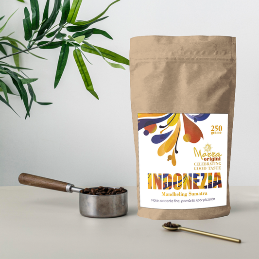 Morra Origini Indonesia Madheling Sumatra, cafea boabe origini, 250 g