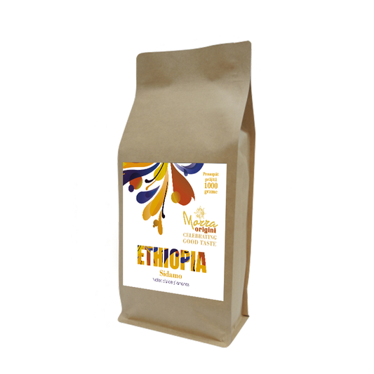 Morra Origini Ethiopia Sidamo, cafea boabe origini