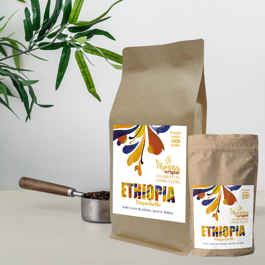 Morra Origini Ethiopia Yirgacheffe + CADOU 100g, cafea boabe origini