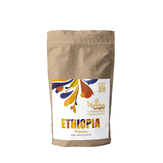 Morra Origini Ethiopia Sidamo, cafea boabe origini,  250g