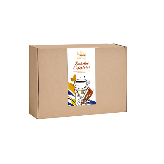Pachetul Cafegiului, cafea măcinată din cafea boabe origini